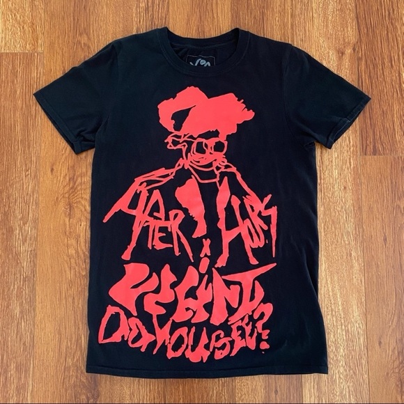The Weeknd After Hours Small Limited Edition 12th Hour T- Shirt XO black and red - Picture 1 of 4